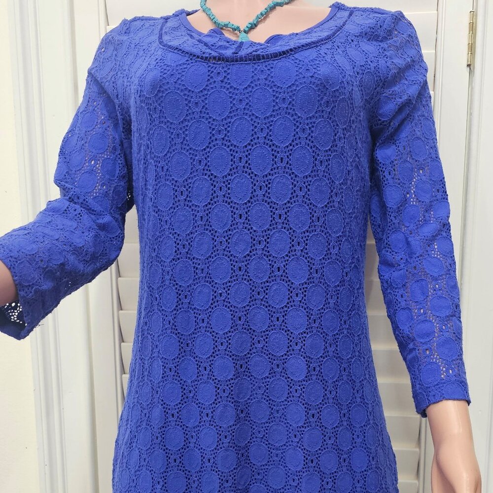 Laundry Shelli Segal dress dark blue size 8